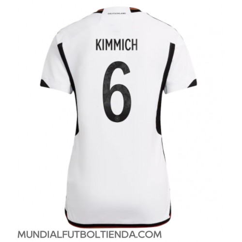 Camiseta Alemania Joshua Kimmich #6 Primera Equipación Replica Mundial 2022 para mujer mangas cortas